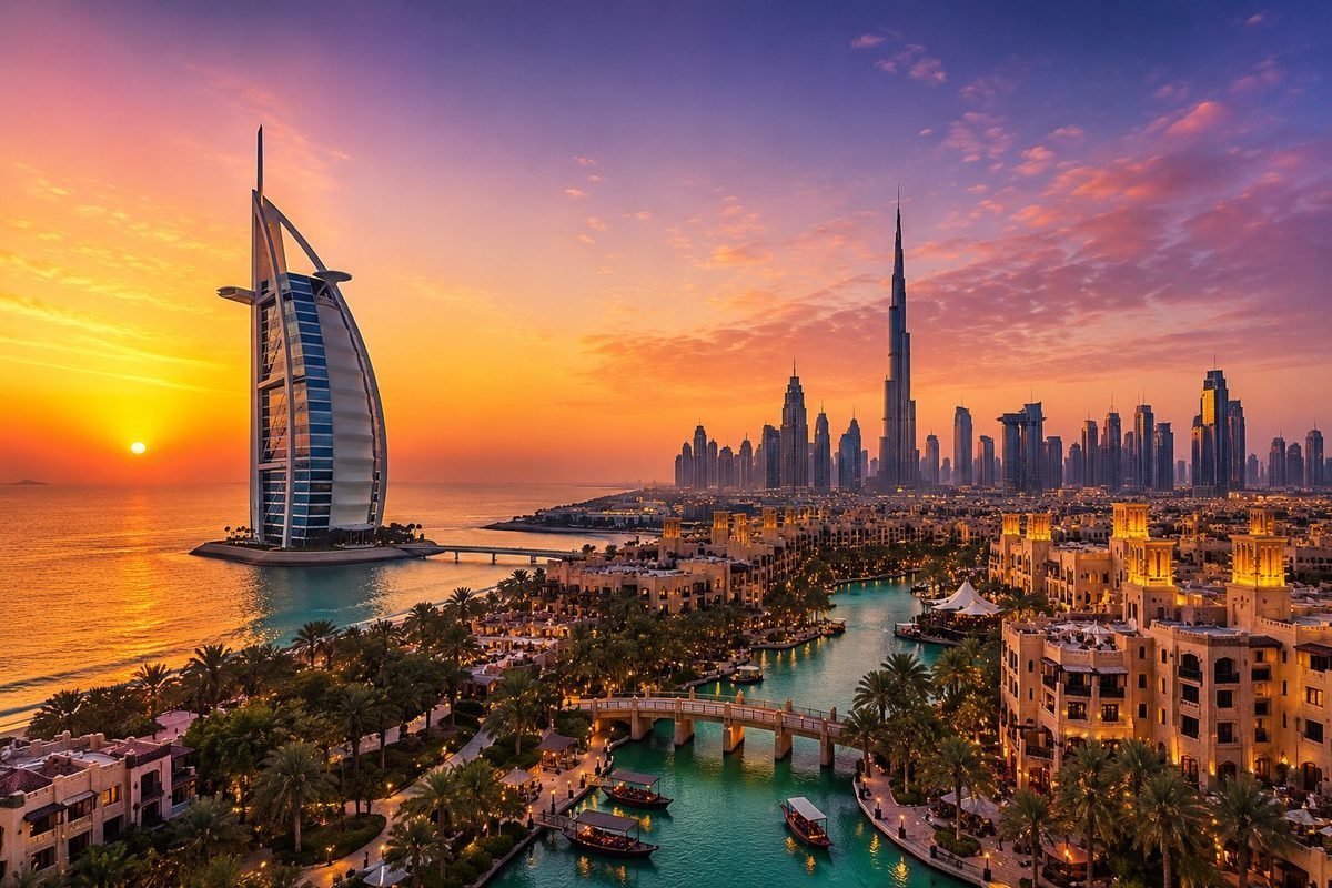 Dubai UAE skyline