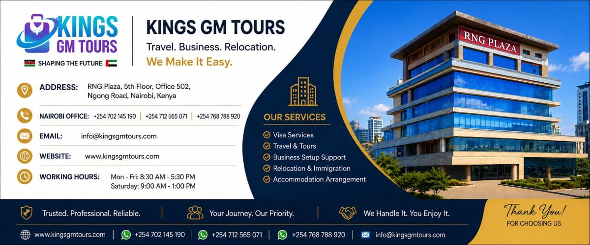 Kings GM Tours Nairobi Office